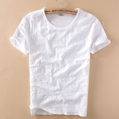 Summer T-shirt for men with O-neck in different colors