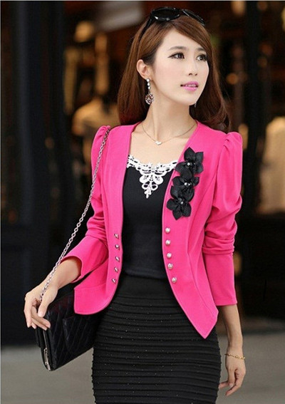 Κομψό γυναικείο σακάκι με κορδέλα στην πλάτη σε δύο σχέδια