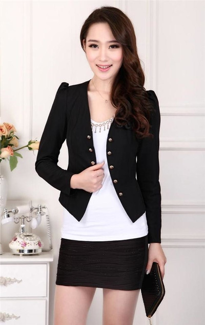 Κομψό γυναικείο σακάκι με κορδέλα στην πλάτη σε δύο σχέδια