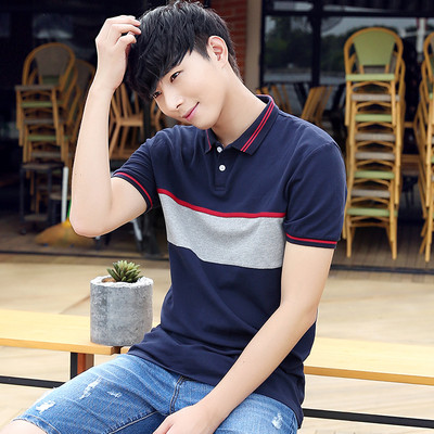 Ανδρικό μπλουζάκι με κοντό μανίκι σε δύο μοντέλα και σε διαφορετικά χρώματα