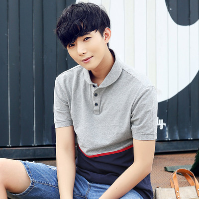 Ανδρικό μπλουζάκι με κοντό μανίκι σε δύο μοντέλα και σε διαφορετικά χρώματα