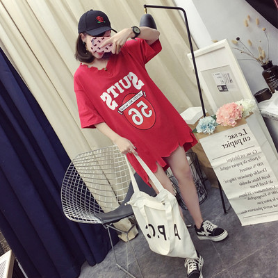 Γυναικείο T-shirt με  μακρύ μανίκι σε δύο χρώματα με διαφορετική εκτύπωση