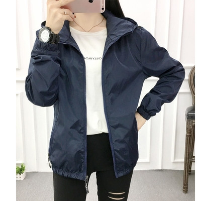 Γυναικείο αθλητικό σακάκι με κουκούλα σε διαφορετικά χρώματα