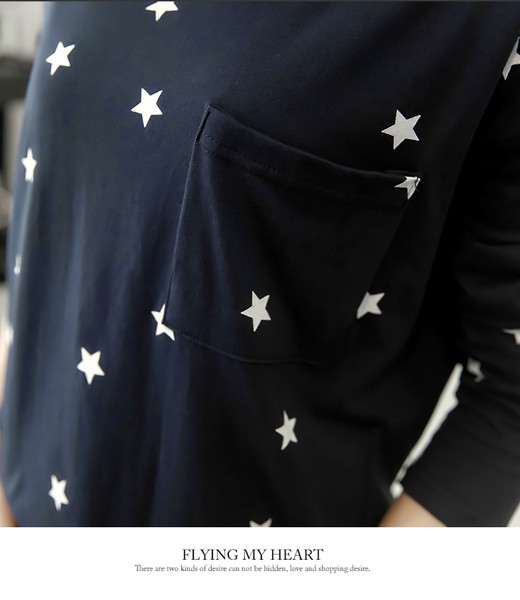 Γυναικεία μπλούζα με μακριά μανίκια και διακοσμητική τσέπη