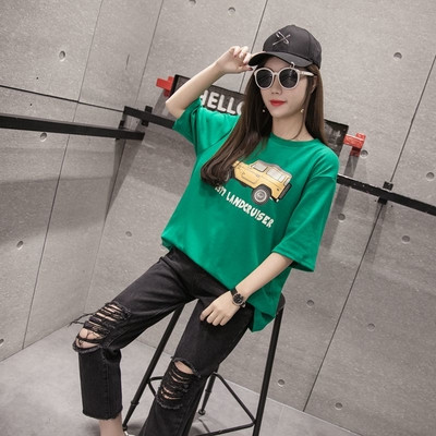 Γυναικείο μπλουζάκι σε διάφορα χρώματα και μοτίβα