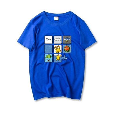 Tricou barbatesc cu maneca scurta model larg in diferite culori cu imprimeu