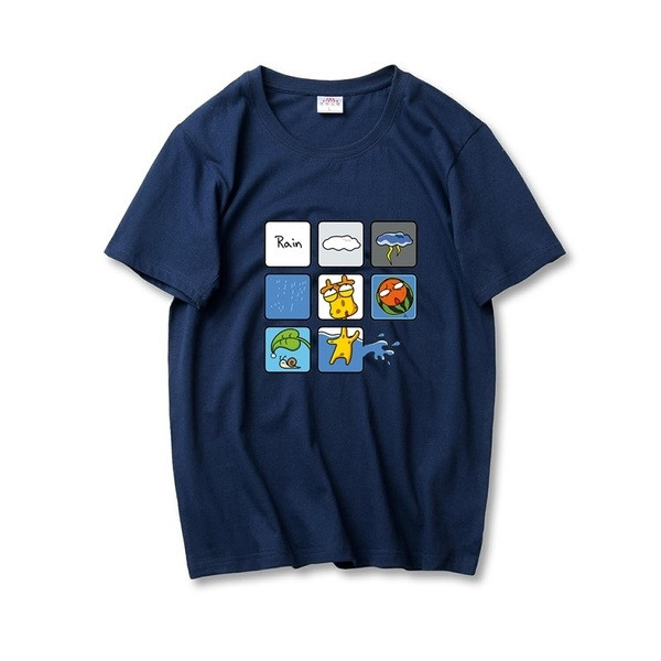 Tricou barbatesc cu maneca scurta model larg in diferite culori cu imprimeu