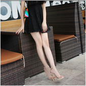 Sportos és elegáns női szandál magas és vékony sarkú cipőben több színben