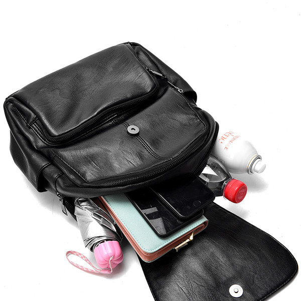 Női bőr hátizsák minden napra