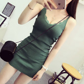 Rochie casual din catifea in diferite culori