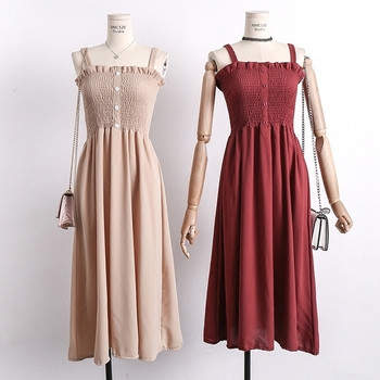 Ανοιξιάτικο γυναικείο φόρεμα με κορόνια