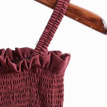 Ανοιξιάτικο γυναικείο φόρεμα με κορόνια