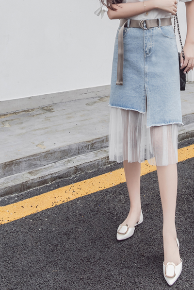 Κομψή γυναικεία φούστα denim - 4 σχέδια