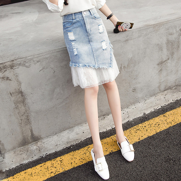 Κομψή γυναικεία φούστα denim - 4 σχέδια