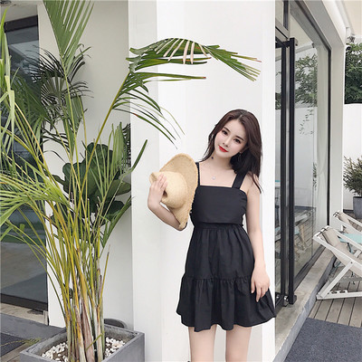 Καθημερινό γυνακείο φόρεμα με μια κορδέλα στην πλάτη σε τρία χρώματα