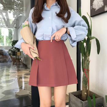 Lezser női szoknya magas derékkal, három színben