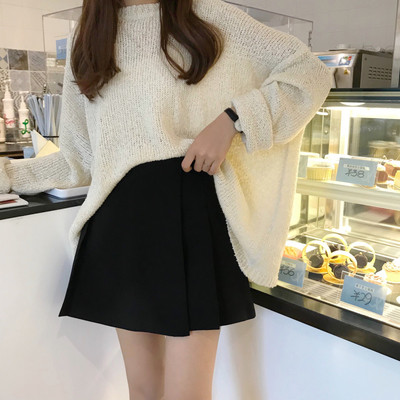 Lezser női szoknya magas derékkal, három színben