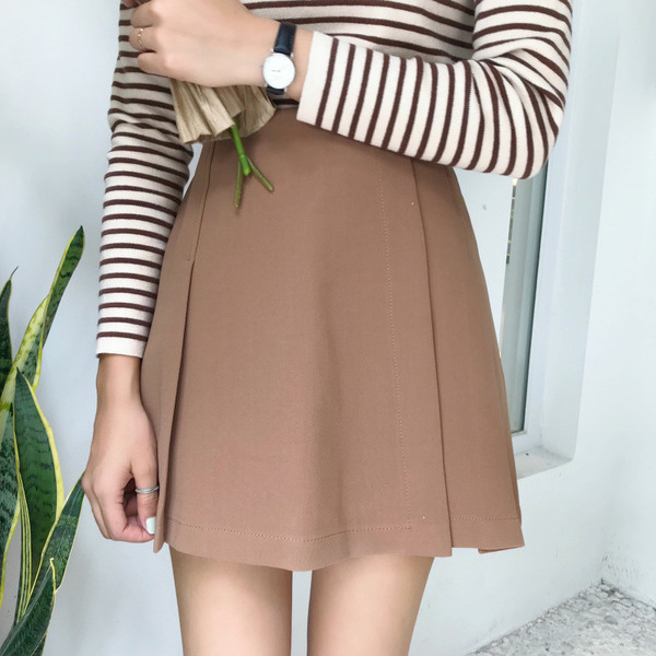 Lezser női szoknya magas derékkal, három színben