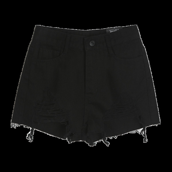 Γυναικεία τζιν με σχισμένα μοτίβα  σε τρία χρώματα με υψηλή μέση και τσέπες