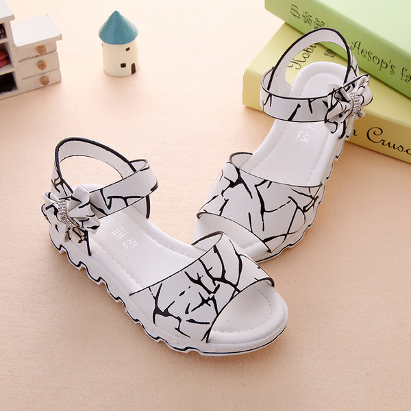 Sandale moderne pentru copii pentru fete cu panglică