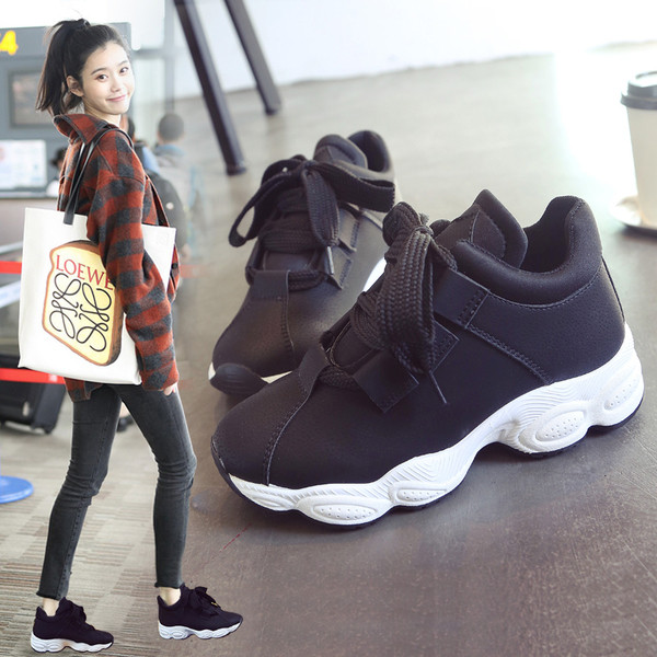 Casual  πάνινα γυναικεία παπούτσια σε μαύρο, ροζ και γκρι χρώμα