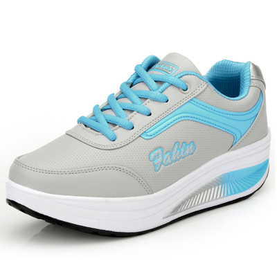 Női sport és alkalmi sportcipő magas talppal több színben, két modell