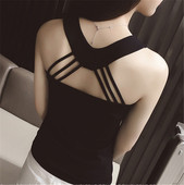 Maieu elegant de damă, cu spatele rupt și bretele încrucișate