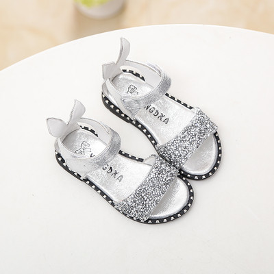 Sandale moderne pentru copii pentru fete cu pietre decorative in trei culori