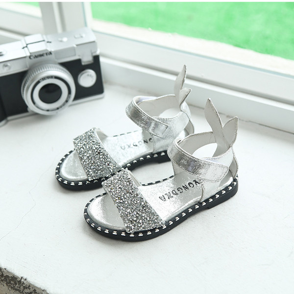 Modern gyerekszandál lányoknak díszkövekkel, három színben