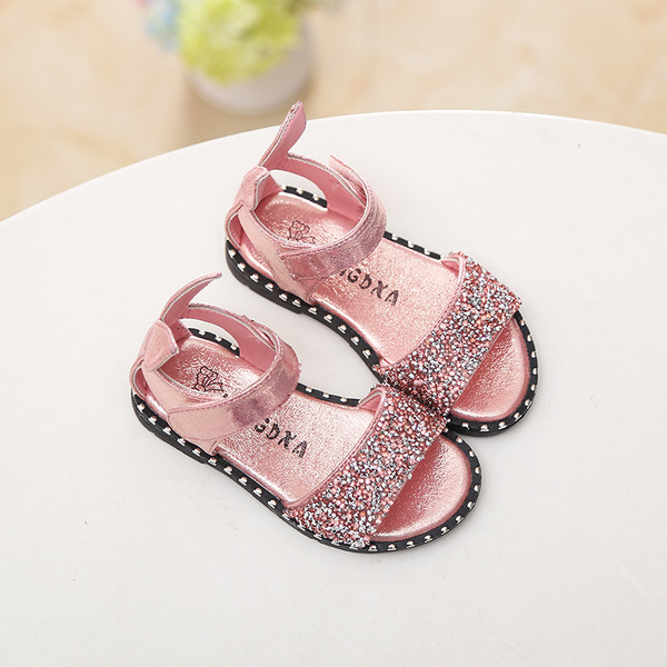 Modern gyerekszandál lányoknak díszkövekkel, három színben