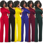 Elegáns női hosszú overall, vékony, többféle színben