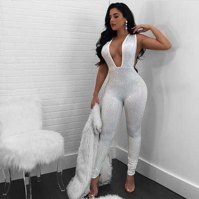 Κομψή  γυναικεία σαλοπέτα με βαθύ λαιμό και πέτρες σε τρία χρώματα