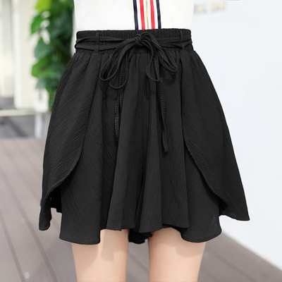 Pantaloni scurti de vara de dama cu talie elastica in mai multe culori