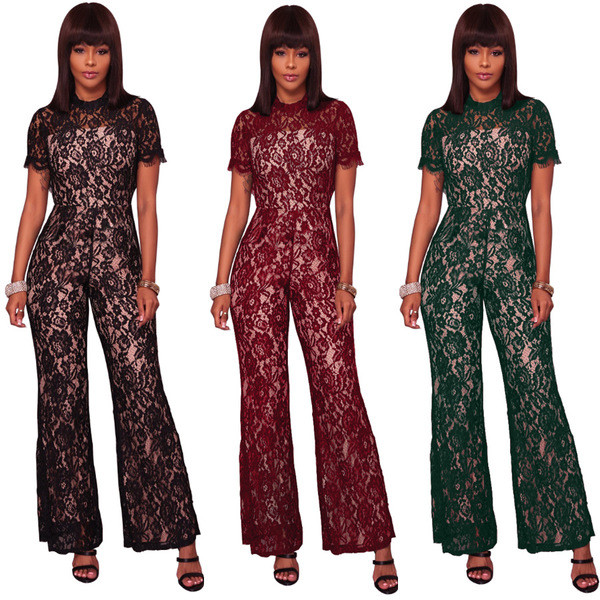 Κομψές γυναικείες δαντελωτές φόρμες με δαντελωτή επένδυση σε διάφορα χρώματα