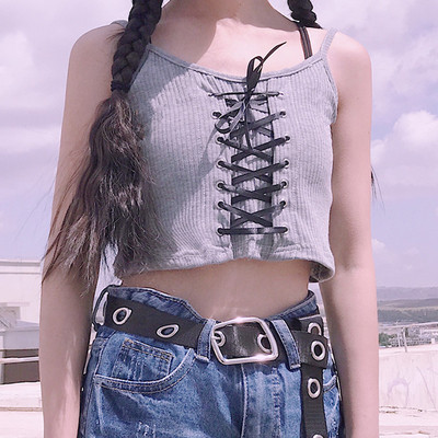 Lezser felső, elöl megkötős