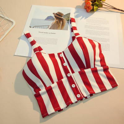 Bustieră elegantă de damă, cu bretele și nasturi duri