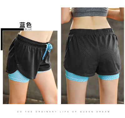 Pantaloni scurti sport de dama cu buzunare si talie elastica in mai multe culori