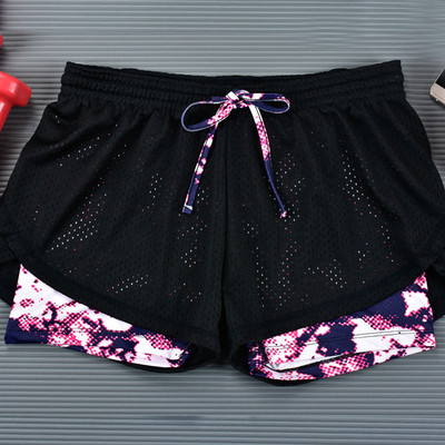 Pantaloni scurti sport de dama cu buzunare si talie elastica in mai multe culori