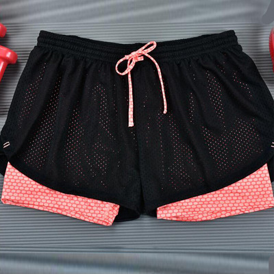 Pantaloni scurti sport de dama cu buzunare si talie elastica in mai multe culori