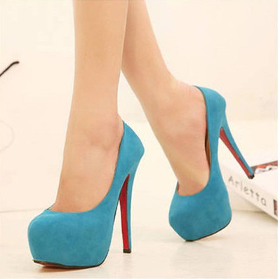 Női tiszta magassarkú cipő három színben