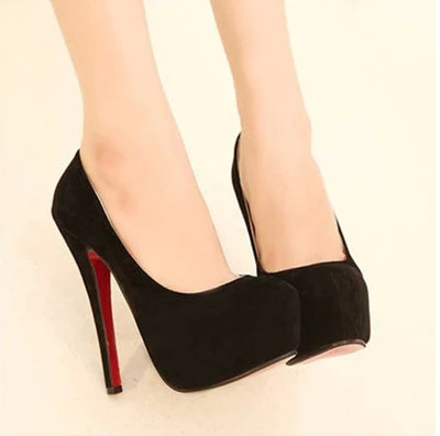 Női tiszta magassarkú cipő három színben