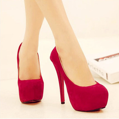 Női tiszta magassarkú cipő három színben