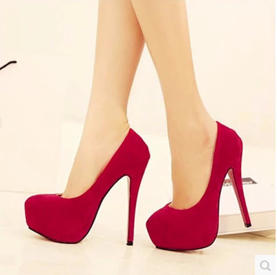 Női tiszta magassarkú cipő három színben