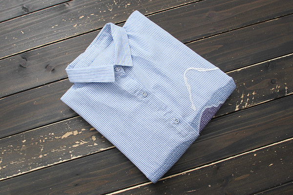 Cămașă lungă casual de damă model larg de culoare albastră