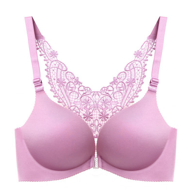 Άνετο σουτιέν χωρίς ραφές  με κέντημα με διαφορετικά χρώματα
