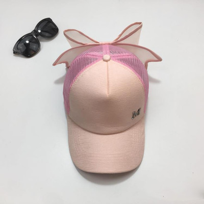 Γυναικείο καπέλο με γείσο με ή χωρίς κορδέλα σε διάφορα χρώματα, δύο μοντέλα