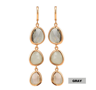 Όμορφα και κομψά γυναικεία σκουλαρίκια  - 4 χρώματα