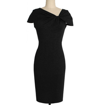 Κομψό βραδινό φόρεμα με όμορφη κορδέλα, 4 χρώματα