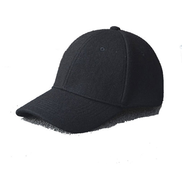 Tiszta női sapka napellenzővel, fekete és szürke színben