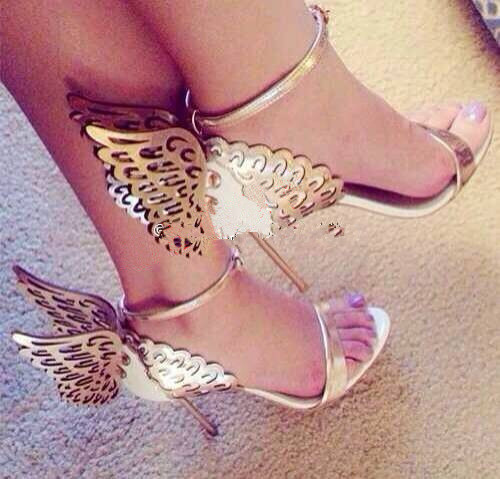 Sandale moderne de damă cu toc în trei culori cu ornamente interesante